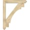 Ekena Millwork Merced Arts and Crafts Rough Sawn Bracket w/ Offset Brace, Douglas Fir, 6"W x 34"D x 42"H BKT0604X34X42MRC03RDF - alternate 4